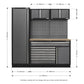Sealey Superline Pro 1.96m Storage System - Pressed Wood Worktop APMSSTACK10W