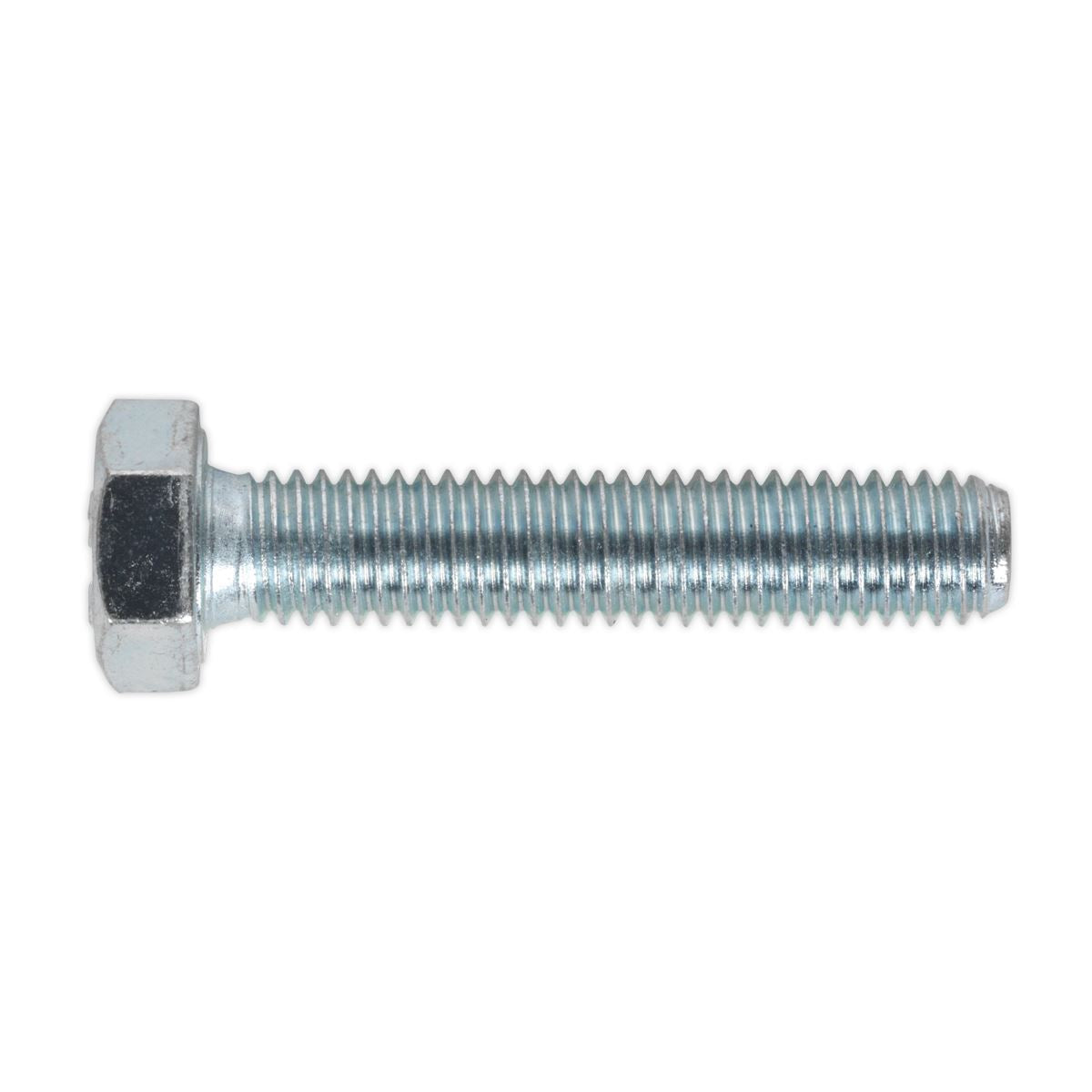 Sealey HT Setscrew M8 x 40mm 8.8 Zinc Pack of 50 SS840