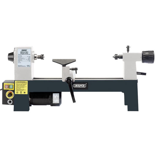 Draper Variable Speed Mini Wood Lathe (250W) 60988