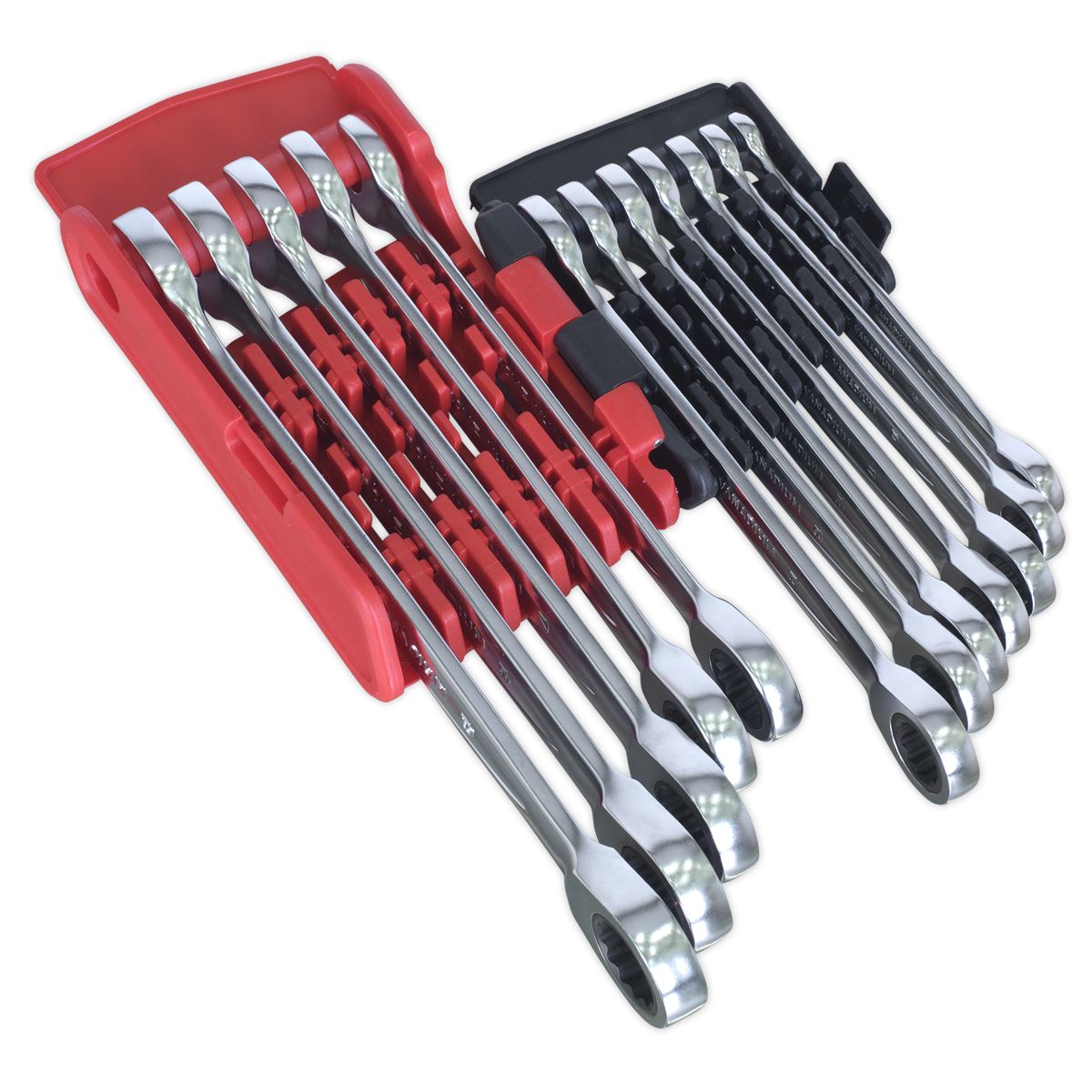 Sealey Ratchet Combination Spanner Set 12pc - Platinum Series AK63922