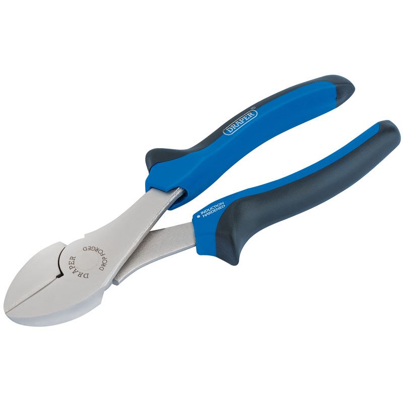 Draper 1x 180mm Soft Grip Diagonal Side Cutter Professional Tool 44146