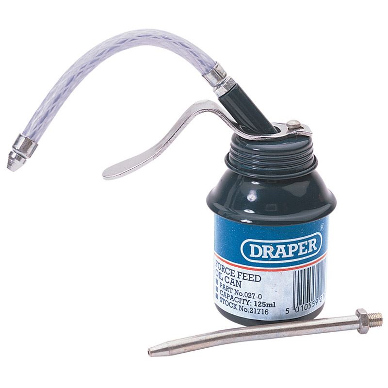 Draper 125ml Force Feed Oil Can 027-0 - 21716