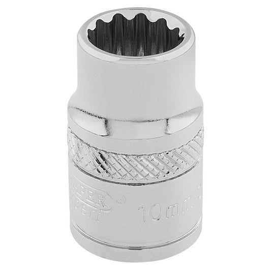 Draper 3/8" Sq. Dr. Hi-Torq 12 Point Socket (10mm) - 32770