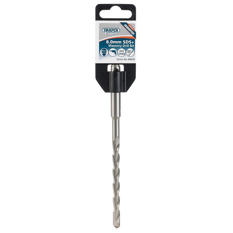 Draper SDS+ Masonry Drill Bit, 8.0 x 160mm DSDS/PB - 40838