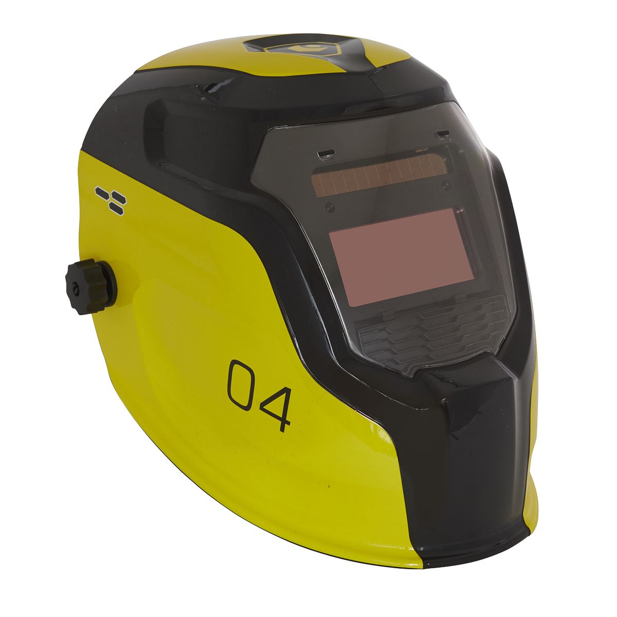 Sealey Welding Helmet Auto Darkening - Shade 9-13 - Yellow PWH4