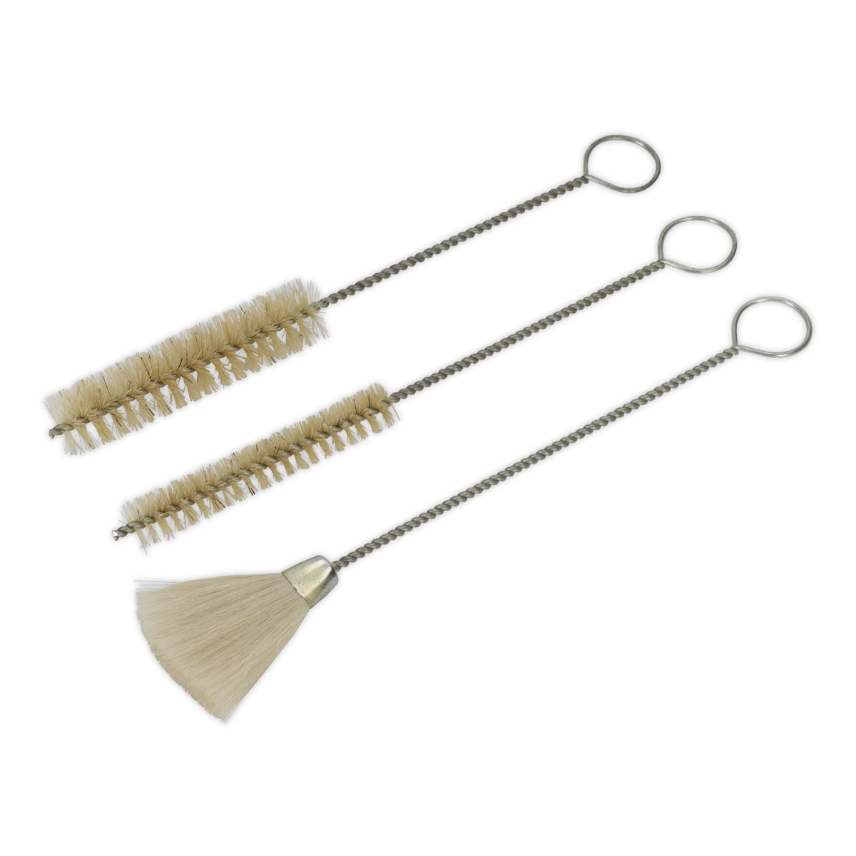 Sealey Spray Gun Cleaning Brush Set 3pc BSGC/3