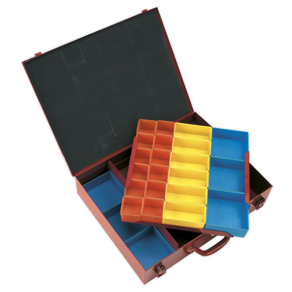 Sealey Metal Case 2-Layer with 27 Storage Bins APMC27