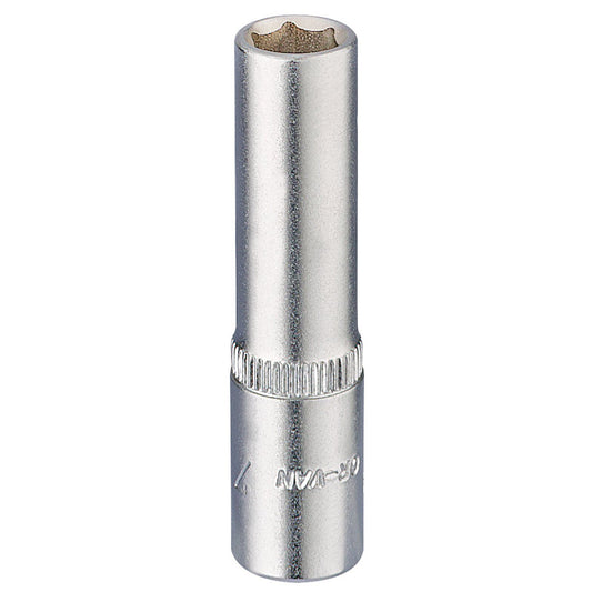 Draper 7mm 1/4" Square Drive Elora Deep Socket -No. 58727