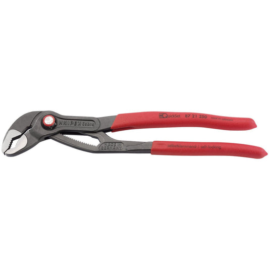 Knipex Knipex 87 21 250 250mm Cobra QuickSet Waterpump Pliers - 53952