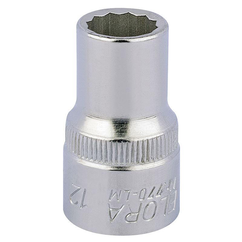 12mm 1/2" Square Drive Elora Bi-Hexagon Socket Draper 24575