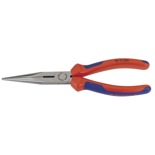 Draper 1x Knipex Expert 200mm Long Nose Pliers with Heavy Duty Handles Work Tool - 55580