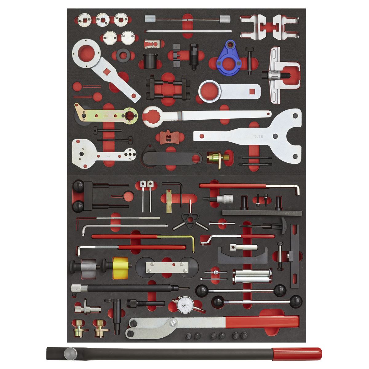 Sealey Diesel & Petrol Master Timing Tool Kit 59pc VAG - Belt/Chain VS5100MK