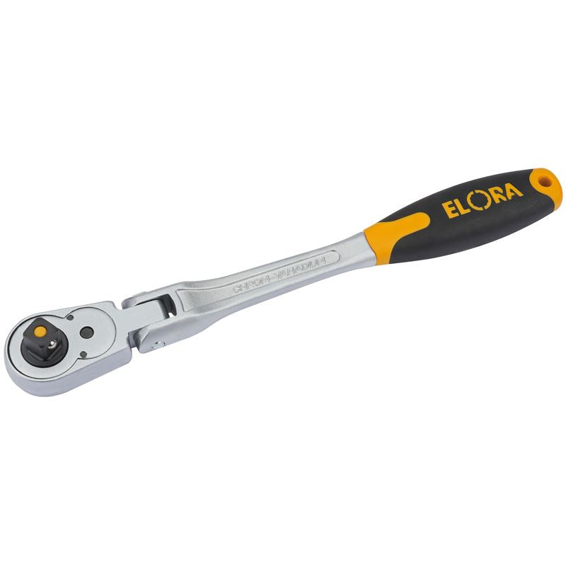 Draper 305mm 1/2" Square Drive Elora Quick Release Soft Grip Reversible Ratchet - 58750