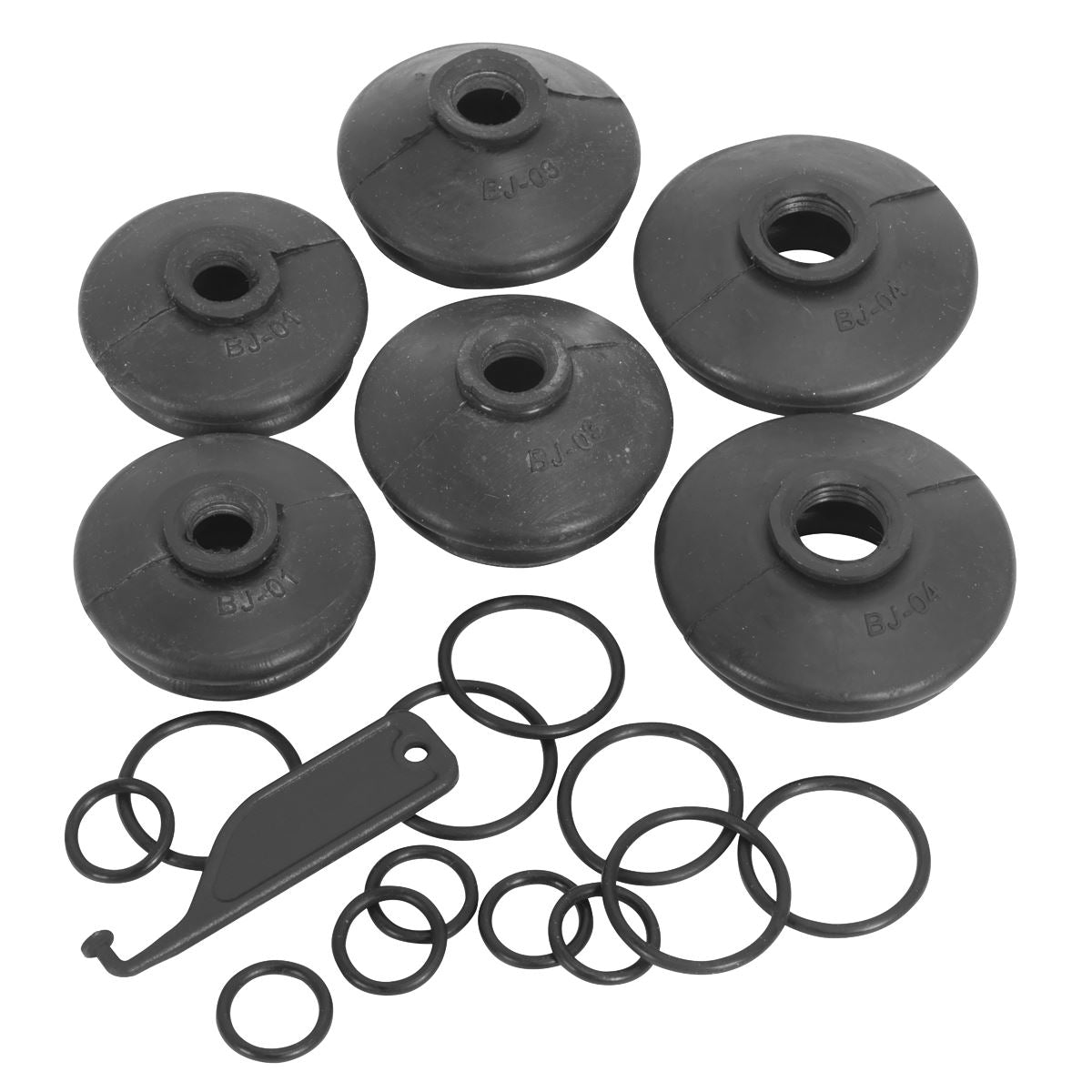 Sealey Ball Joint Dust Covers - Car Pack of 6 Assorted RJC01