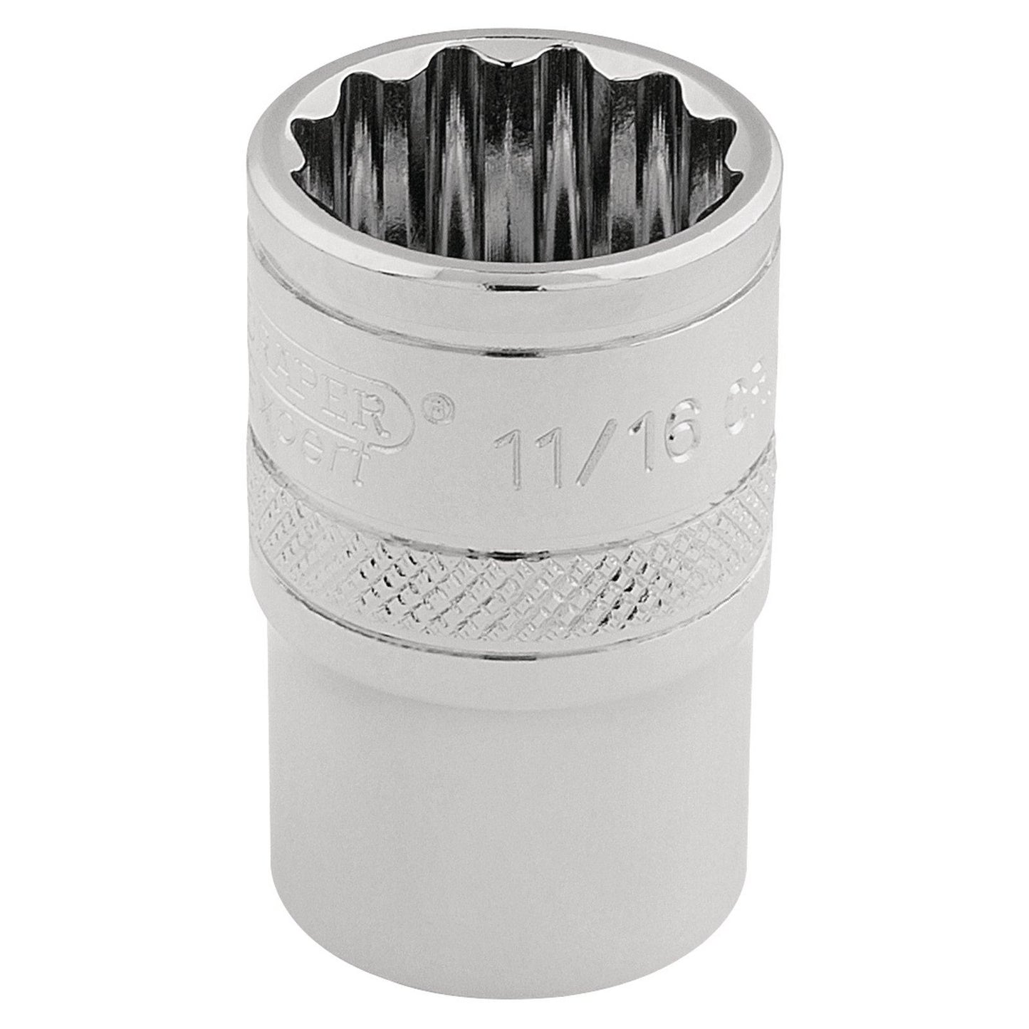 Draper Expert Quality 3/8" Square Drive Hi-Torq 12 Point Socket - 11/16" - 49480