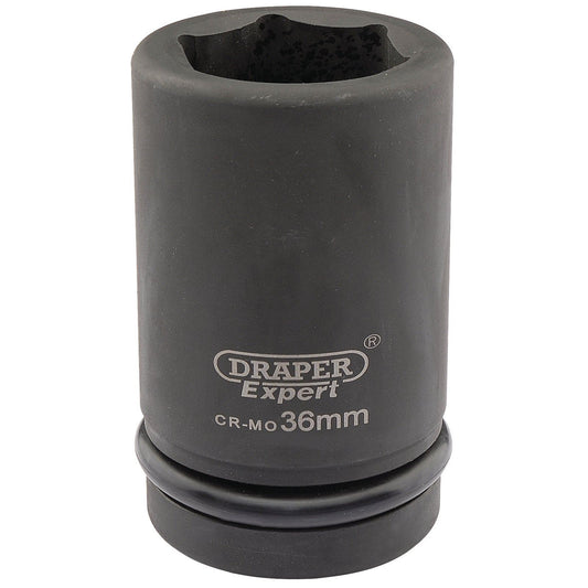 Draper Expert Expert 36mm 1" Square Drive Hi-Torq 6 Point Deep Impact Socket - 05150