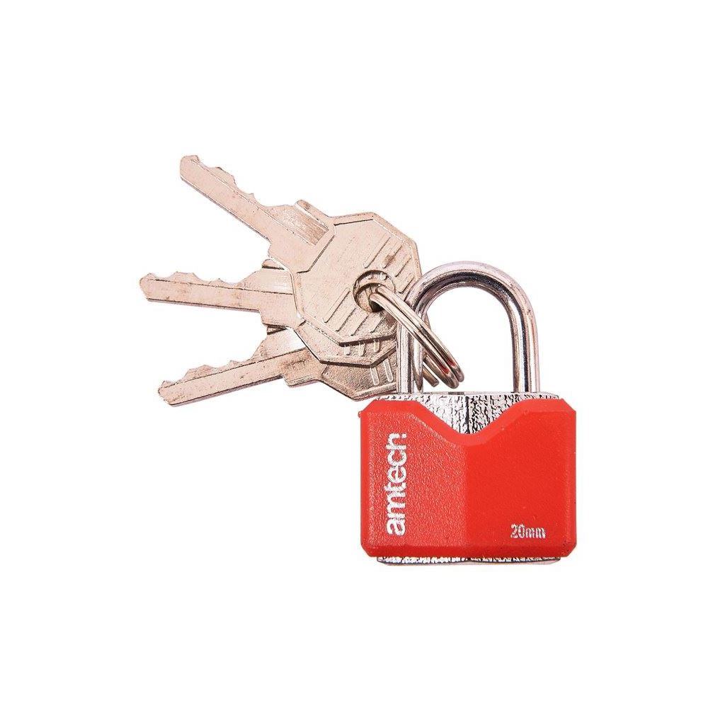 Strong Durable Rhombic 20mm Iron Padlock & 3 Keys Anti Saw Anti Pick Diy Lock - T0701