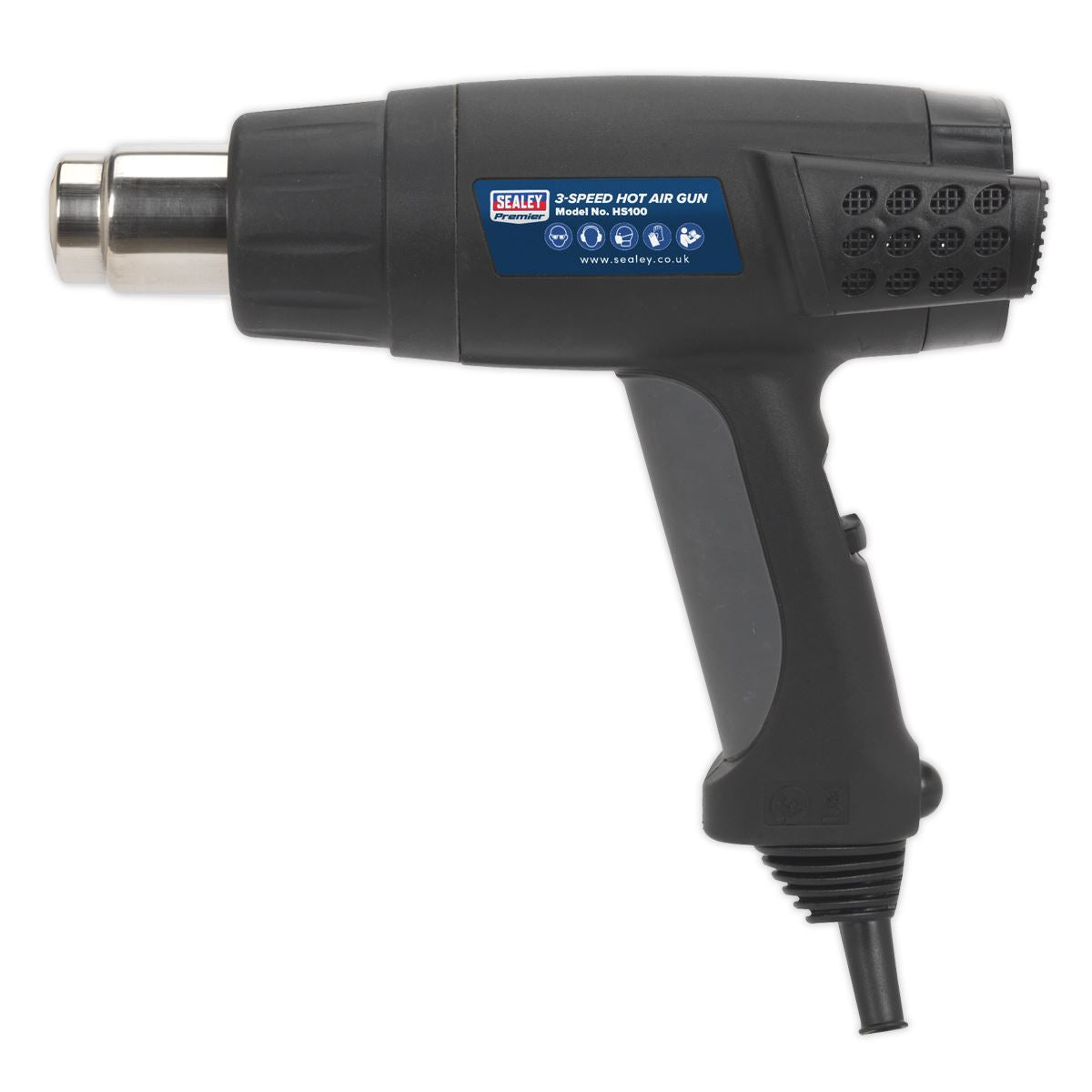 Sealey Hot Air Gun 1800W 3-Speed 50/420/650C HS100