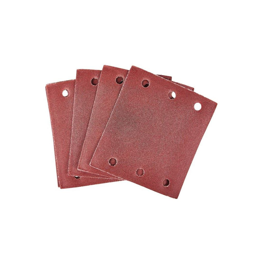 Punched Hook & Loop Sanding Square Sheet Multisurface 110mm Pack Of 10 P240 Grit - V4055