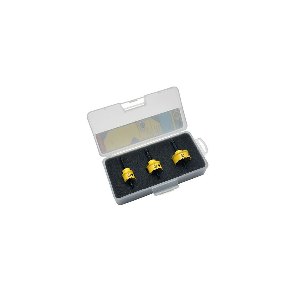 CK Tools Sheet Steel Holesaw Set of 3 T3213