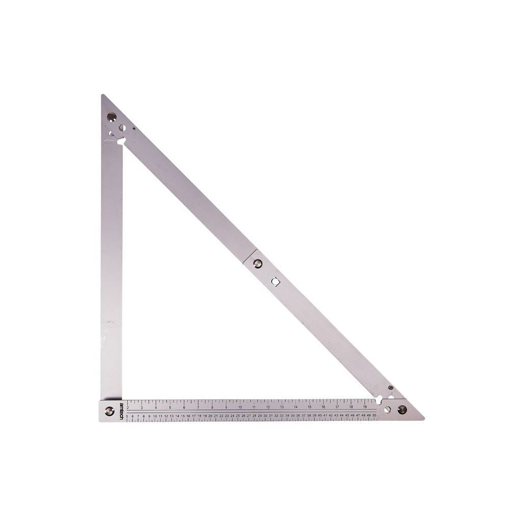 Amtech 24" Folding Square Aluminium Construction Lightweight 90 45 Degree Angles - P3740