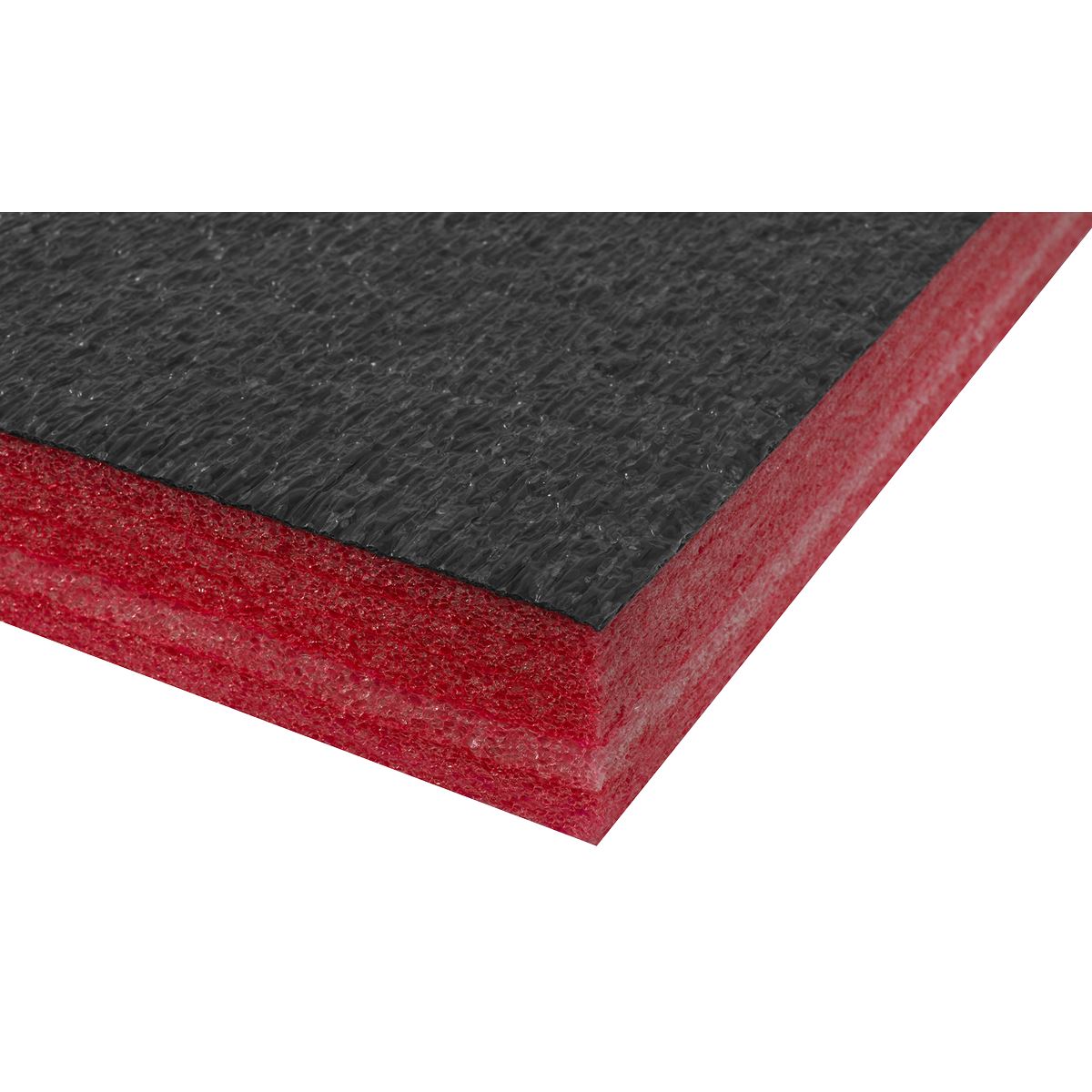 Sealey Easy Peel Shadow Foam Red/Black 1200 x 550 x 50mm SF50R