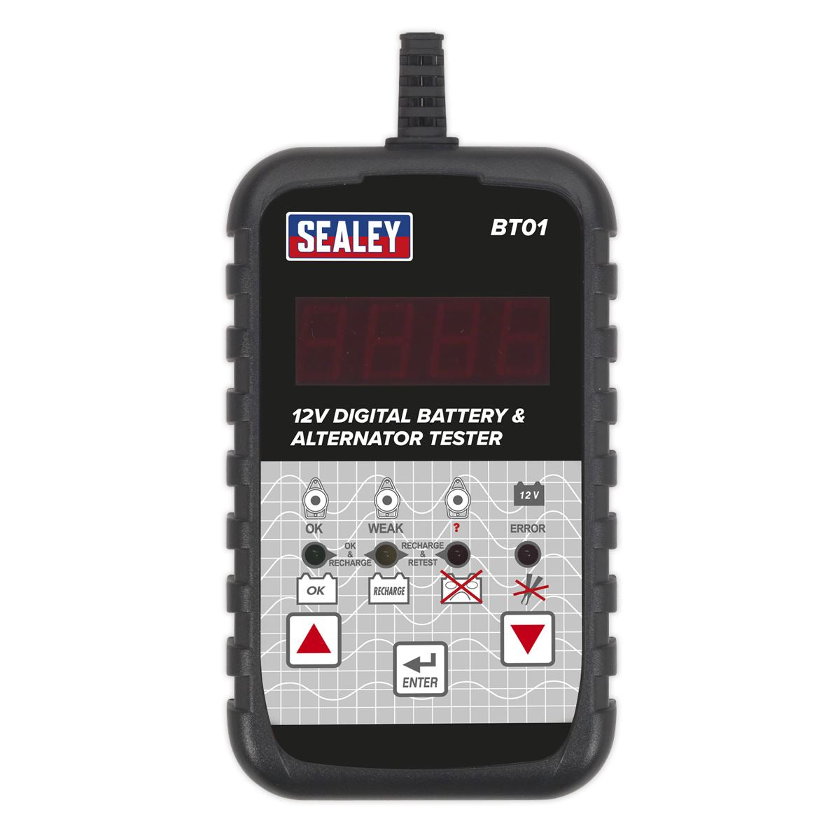 Sealey Digital Battery & Alternator Tester 12V BT01