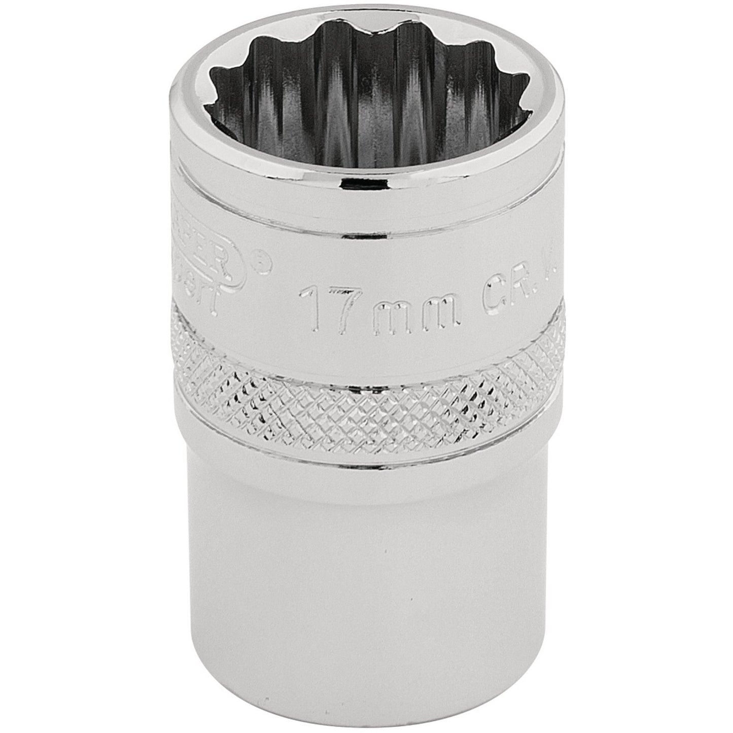 Draper Expert Quality 1/2" Square Drive Hi-Torq 12 Point Socket - 17mm - 33167