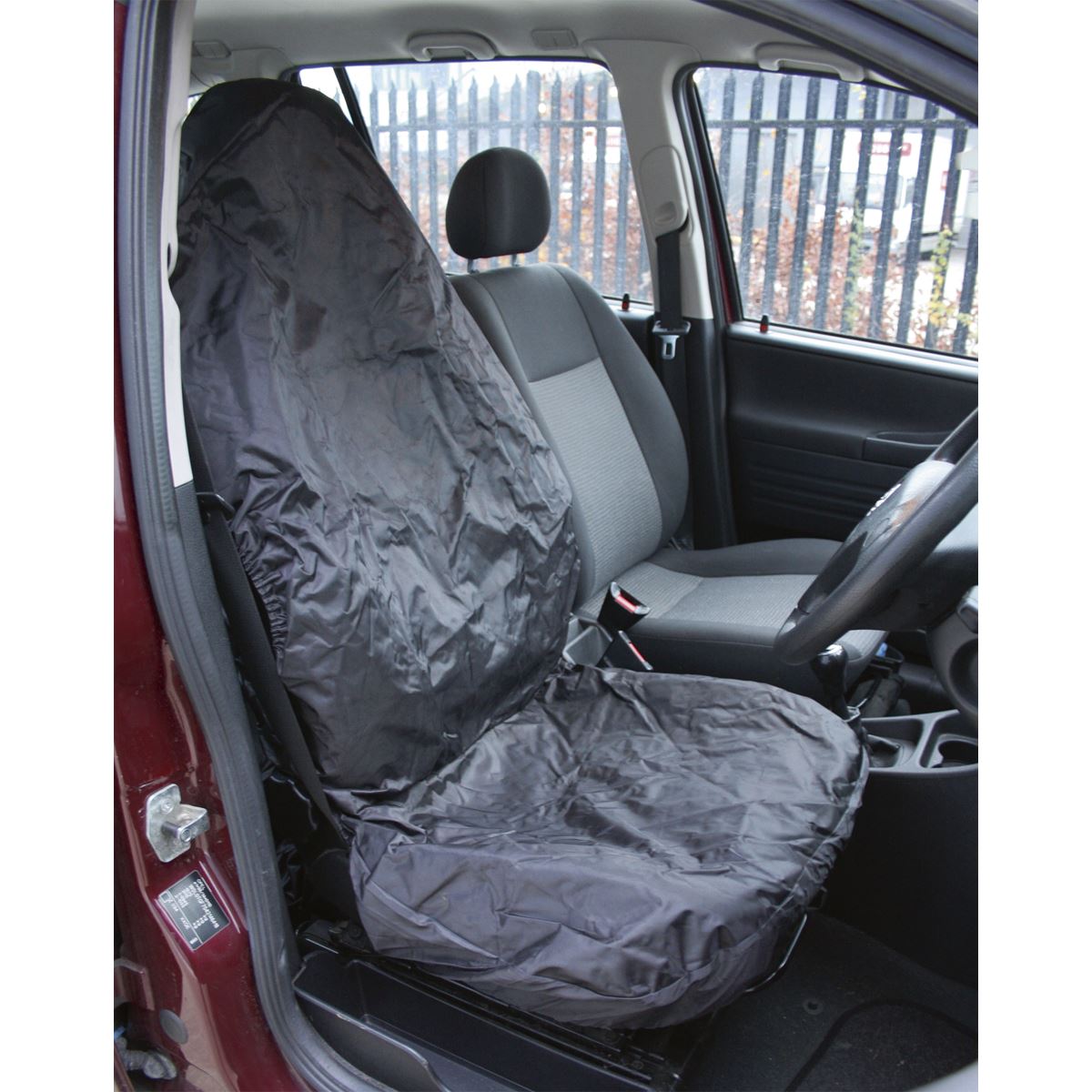 Sealey Front Seat Protector Set 2pc Heavy-Duty CSC6