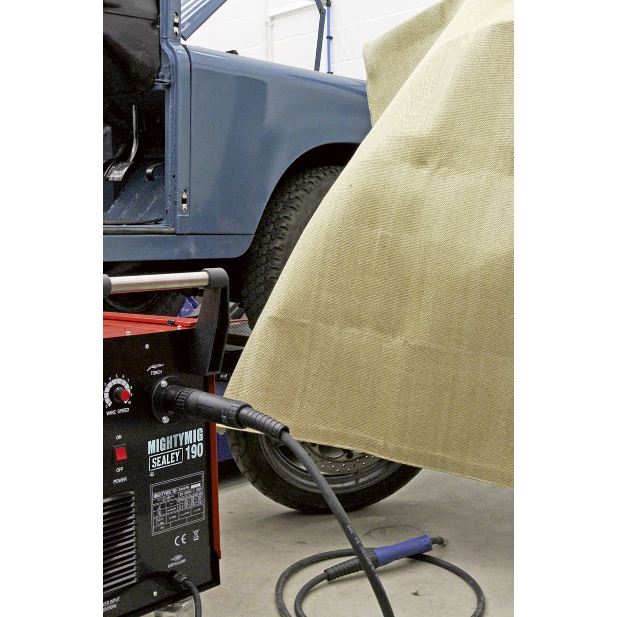 Sealey Fibreglass Spark Proof Welding Blanket 2000 x 1000mm SSP233