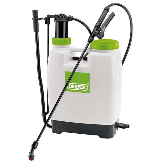 12L Litre Knapsack Backpack Sprayer Pressure Spray Crop Garden Weed Pest Killer - 63056