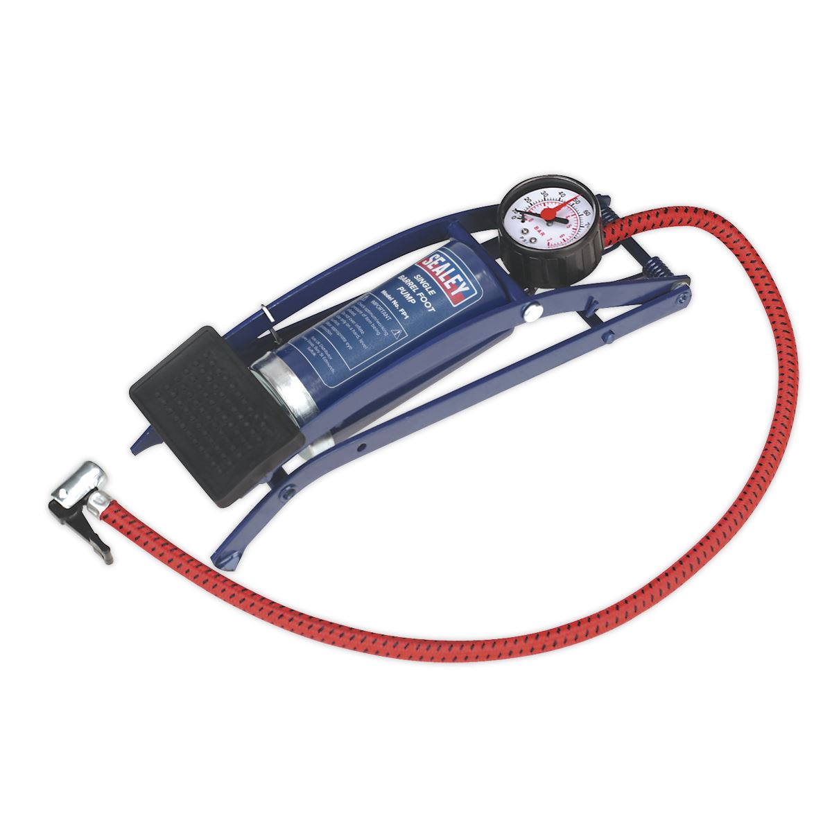 Sealey Foot Pump Single Barrel FP1