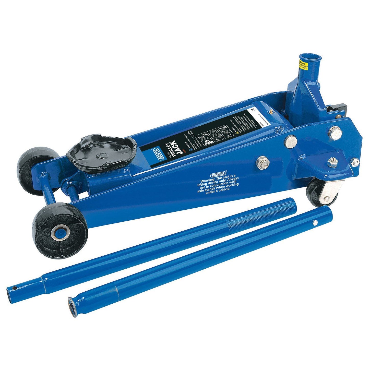 Draper Garage Trolley Jack (3 tonne) TJ3HD/B - 53089