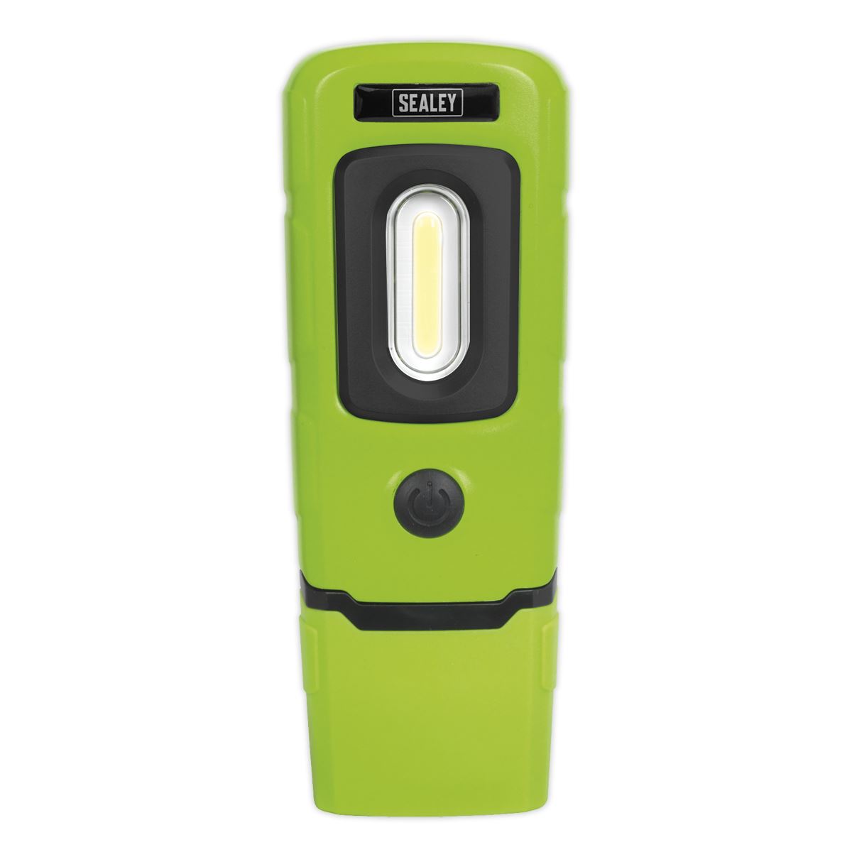 Sealey R/Charge 360 Insp Light 3W COB & 1W SMD LED Green Li-Poly LED3601G