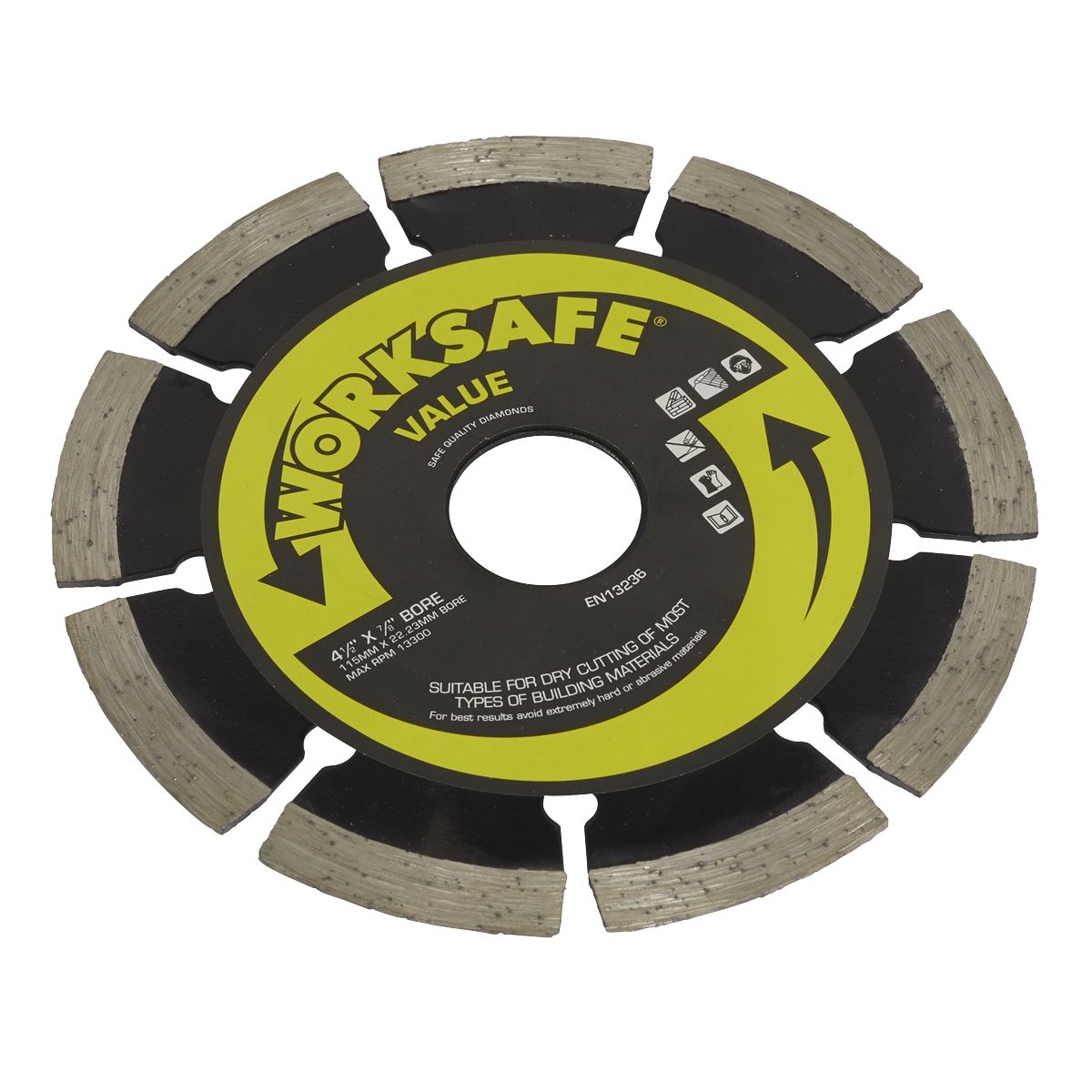 Sealey Value Diamond Blade 115 x 22mm WDV115