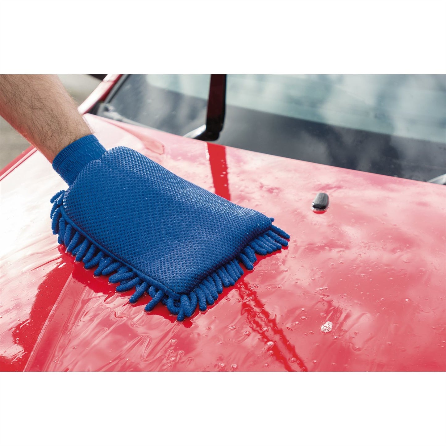 Draper 2 in 1 Microfibre Car Wash Mitt CWMTN/B - 15041