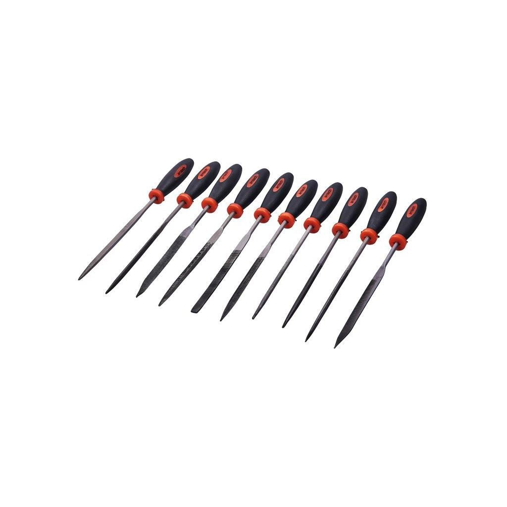 Amtech 10 Piece Needle File Set Metal/Glass/Stone/Filing/Diamond/Wood/Craft - E1650