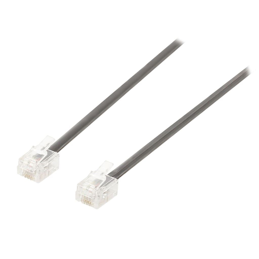 Glaxio Telecom cable RJ11 male to RJ11 male 2m black