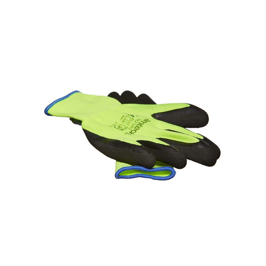 Amtech Hi-Vis Latex Coated Gloves XL Size 10 - N2380