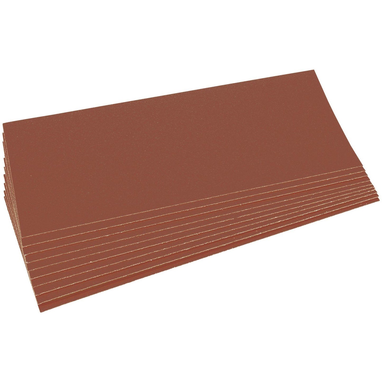 Ten 280 X 115mm Aluminium Oxide Sanding Sheets Draper 59106