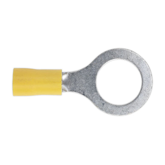 Sealey Easy-Entry Ring Terminal 13mm (1/2") Yellow Pack of 100 YT17