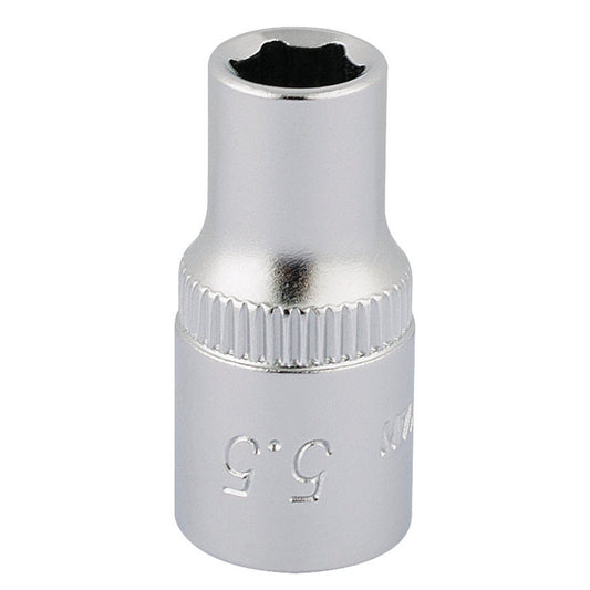 5.5mm 1/4" Square Drive Elora Hexagon Socket Draper 11094