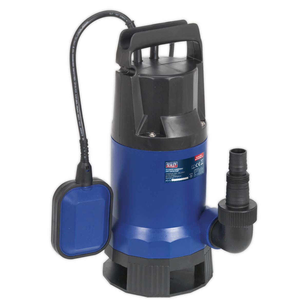 Sealey Submersible Dirty Water Pump Automatic 217L/min 230V WPD235A