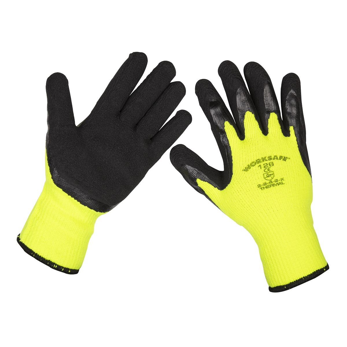 Sealey Thermal Super Grip Gloves (Large) - Pack of 120 Pairs 9126/B120