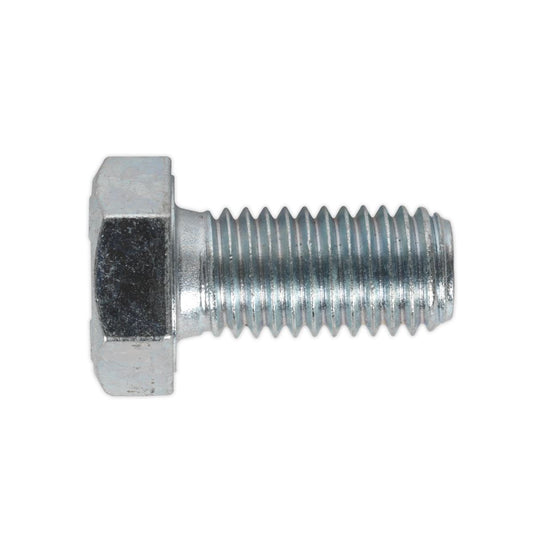 Sealey HT Setscrew M12 x 25mm 8.8 Zinc Pack of 25 SS1225