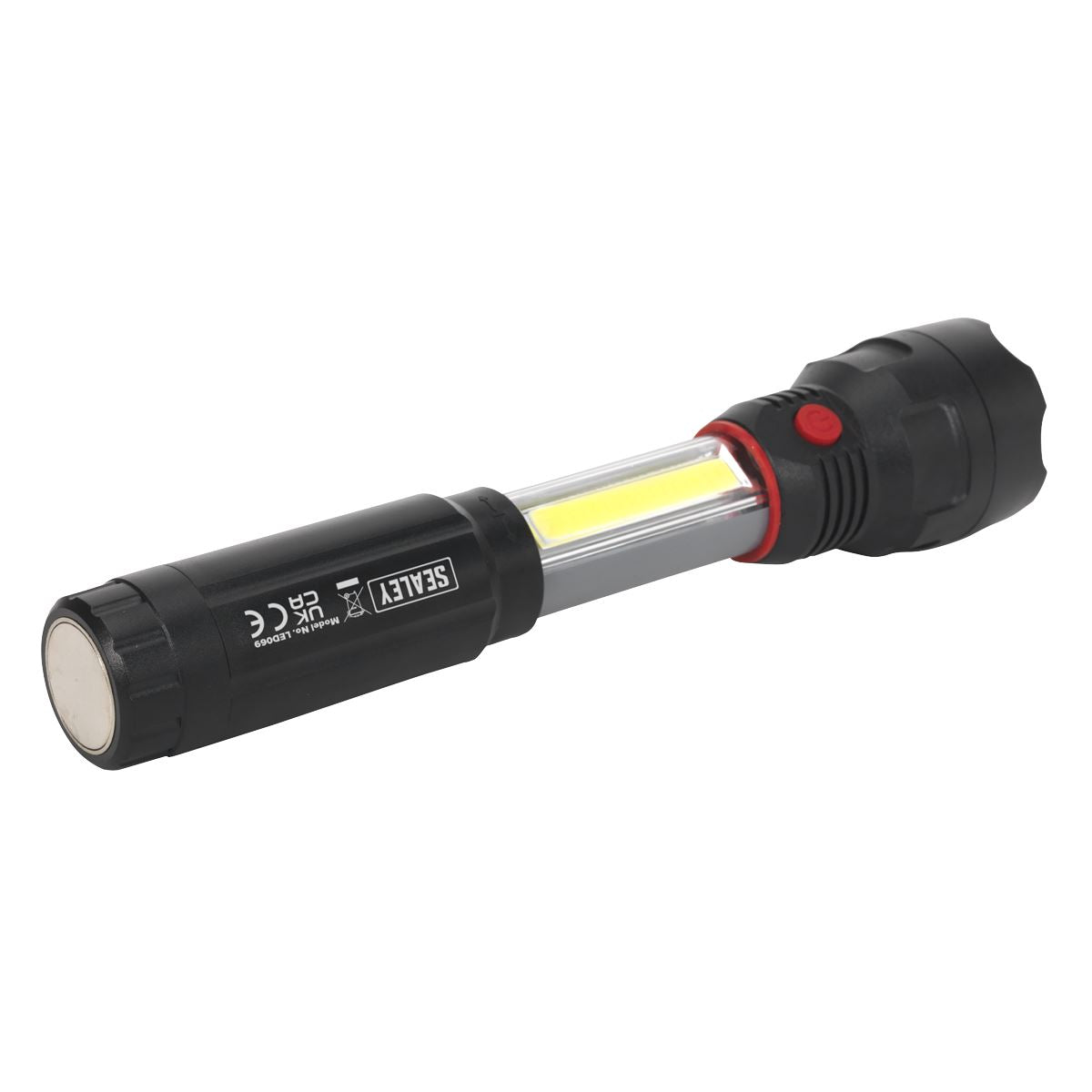 Sealey Torch/Inspection Light 3W COB & 3W LED 4 x AAA Cell LED069