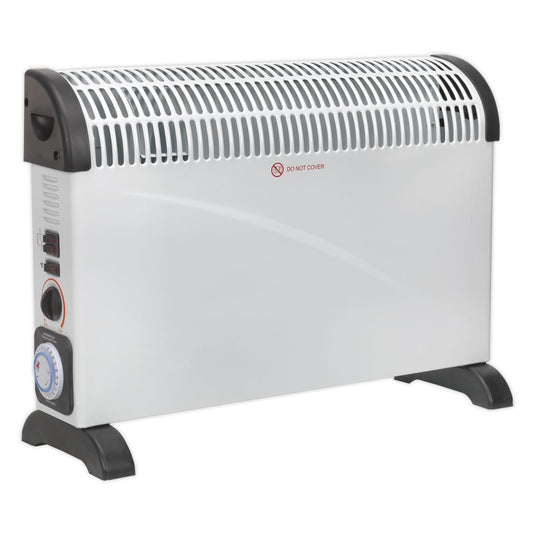 Sealey Convector Heater 2000W/230V Turbo, Timer & Thermostat CD2005TT