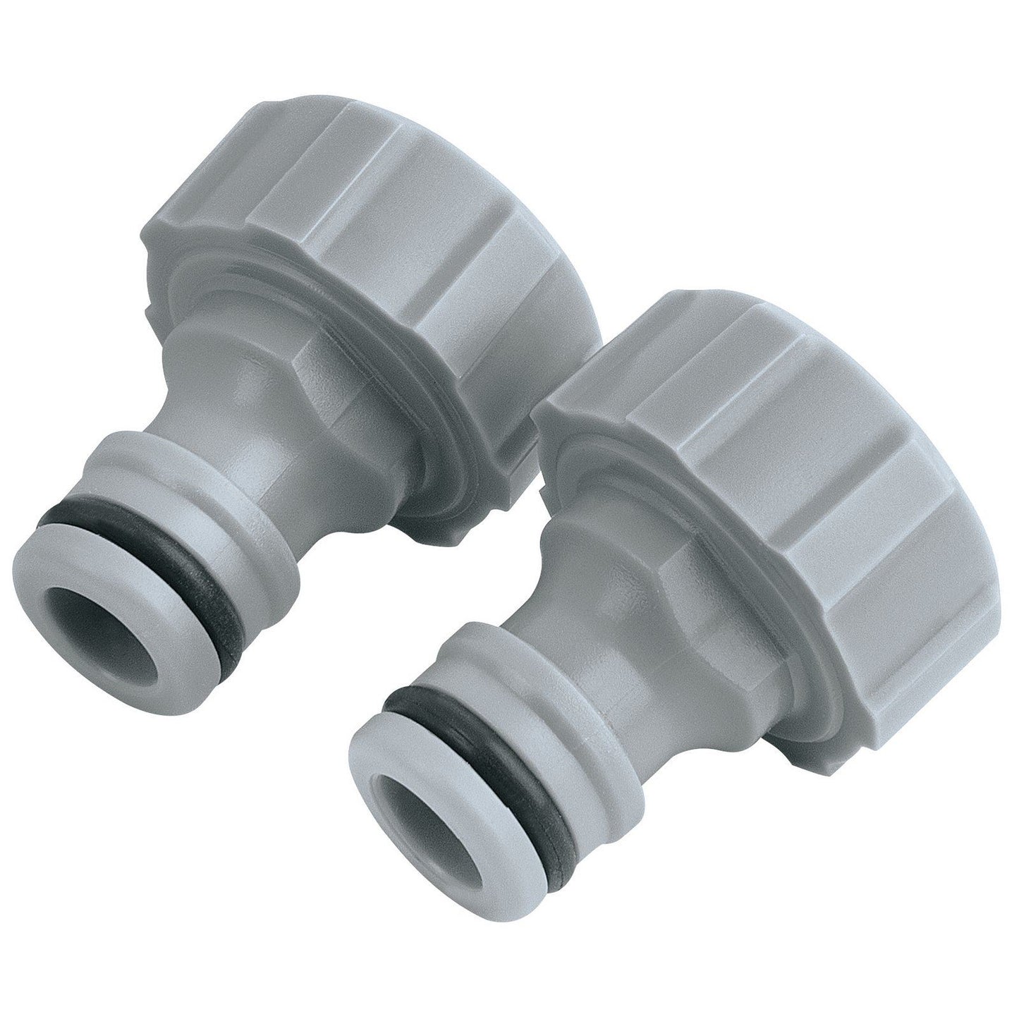 Draper 3/4" Bsp Outdoor Tap Connectors Twin Pack 25906