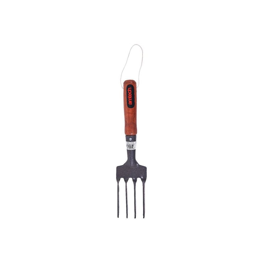 Amtech Hand Fork - Wooden Handle - U1100