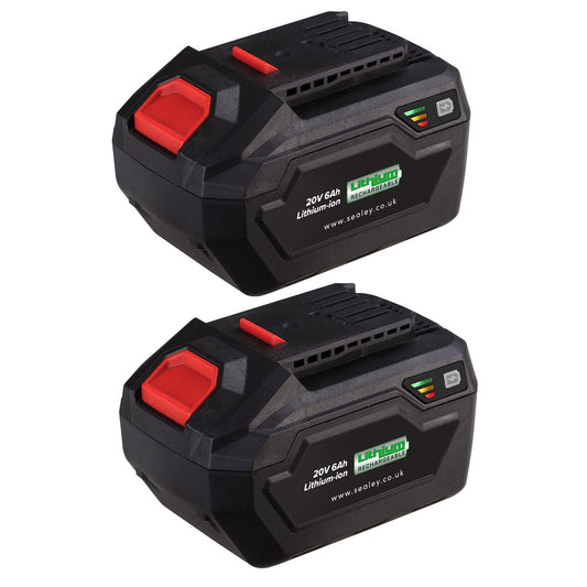 Sealey Power Tool Battery Pack 20V 6Ah Kit for SV20V Series BK06